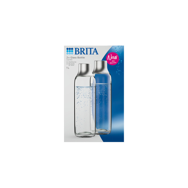 Zestaw 2 butelek szklanych BRITA  sodaTRIO 1l