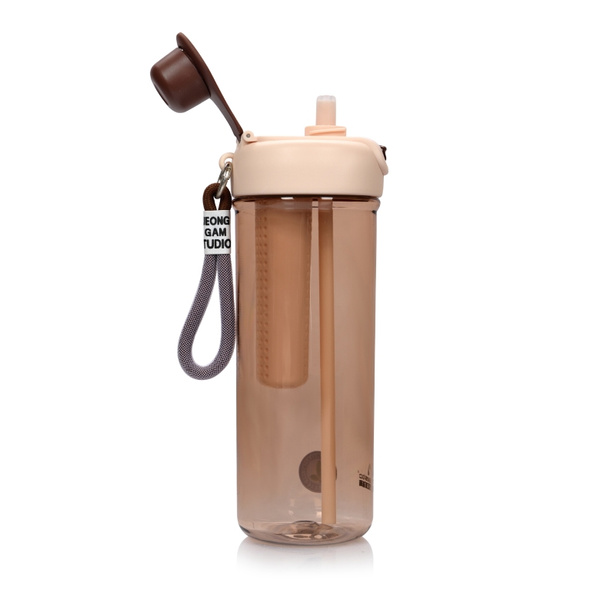 Butelka na wodę Majestic Sport Zoya 950 ml - Kawowa