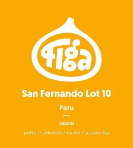 Kawa ziarnista Figa Coffee Peru San Fernando Natural 250g - NIEDOSTĘPNY