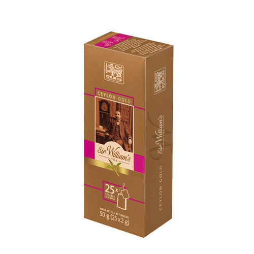 Czarna herbata Sir Williams Tea Ceylon Gold 25x2g - opinie w konesso.pl