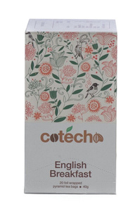 Herbata czarna Cotecho English Breakfast 20x2g - opinie w konesso.pl