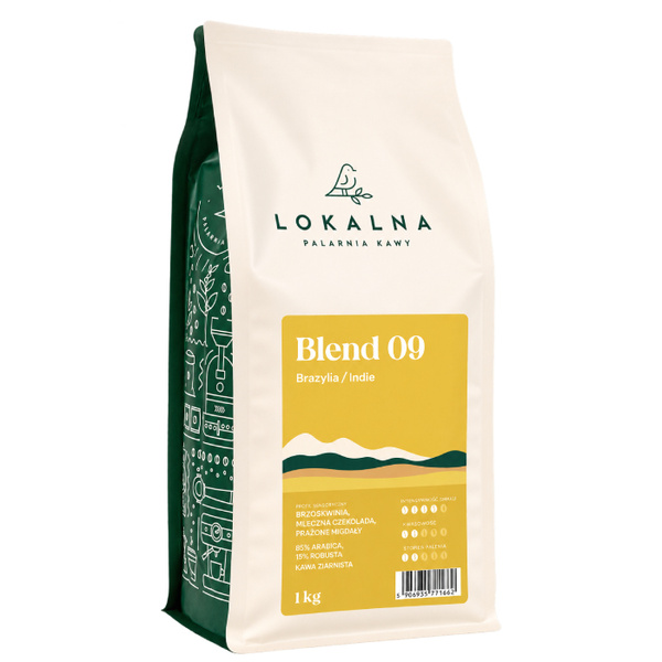 Kawa ziarnista Lokalna Palarnia Kawy Blend 09 1kg
