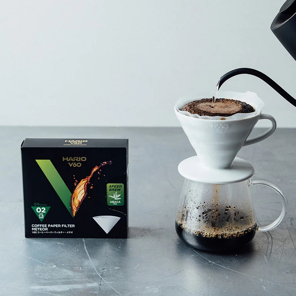 Filtry papaierowe Hario Meteor V60-02 - 50 szt.
