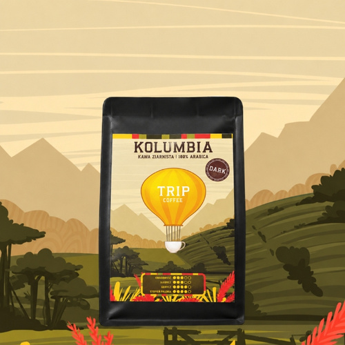 Kawa ziarnista Trip Coffee Kolumbia DARK 250g