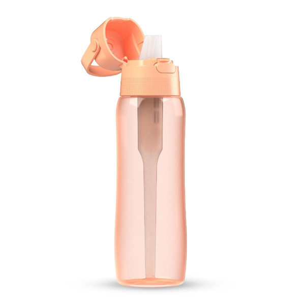 Butelka filtrująca wodę Dafi SOLID 0,7 L + filtr - Peach Fuzz barwiona