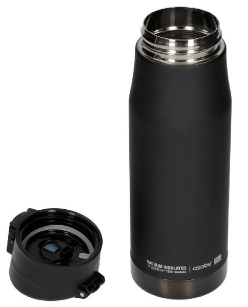 Asobu Liberty Canteen Smoke - czarny kubek termiczny 500 ml - NIEDOSTĘPNY