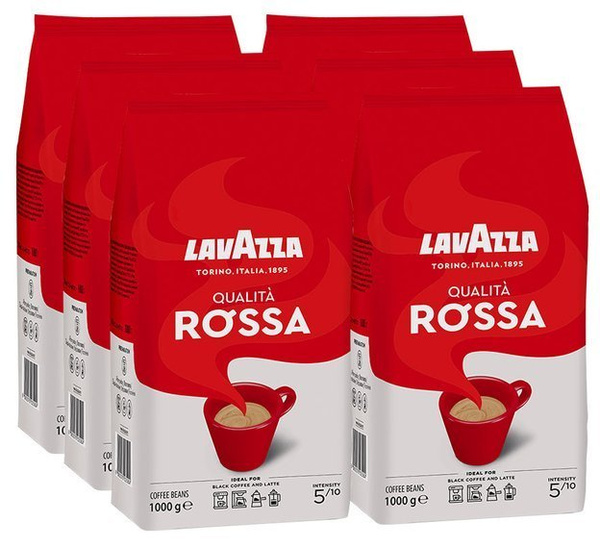 ZESTAW - Kawa Lavazza Qualita Rossa 6x1kg