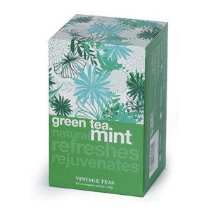 Zielona herbata Vintage Teas Green Tea Natural Mint - 30x1,5g - opinie w konesso.pl