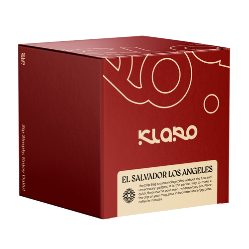 Drip Bag Coffee Klaro Salwador Los Angeles 8x11g – NIEDOSTĘPNY