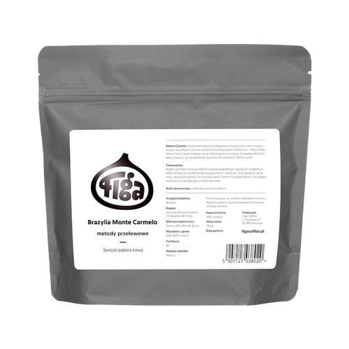 Kawa ziarnista Figa Coffee Brazylia Monte Carmelo FILTR 250g - opinie w konesso.pl