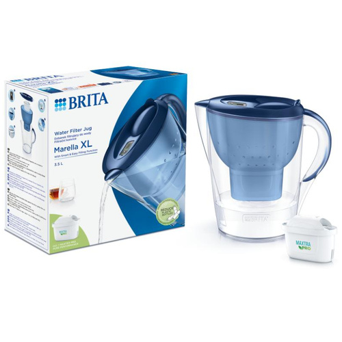 Dzbanek z filtrem BRITA Marella XL MAXTRA PRO Pure Performance - Niebieski - opinie w konesso.pl