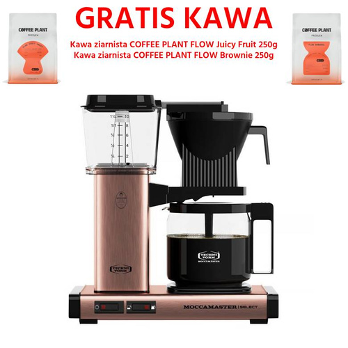 Ekspres do kawy Moccamaster KBG 741 Select Copper - Miedziany + GRATIS KAWA 2x250g - opinie w konesso.pl