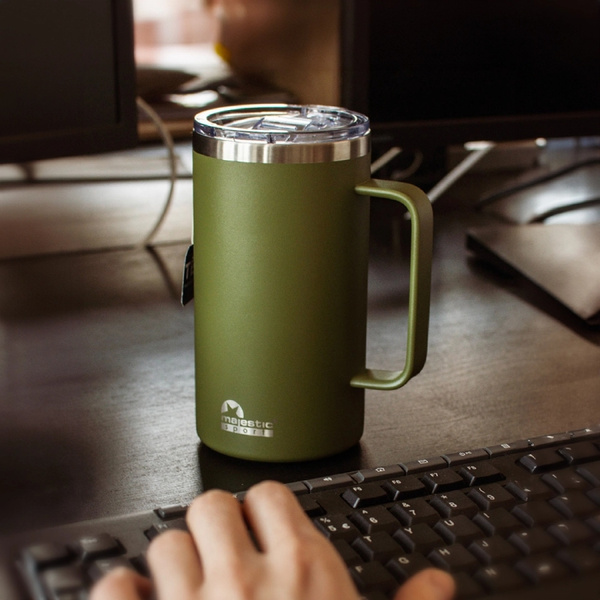 Kubek termiczny Majestic Sport Gump 650 ml - Zielony