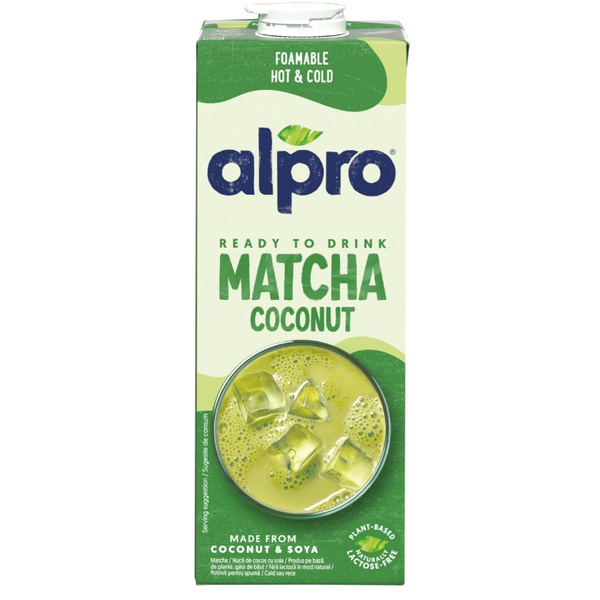 ZESTAW - Napój ALPRO Matcha Ready To Drink 4x1L