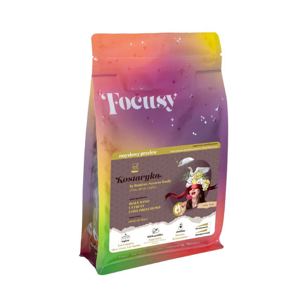 Kawa ziarnista Focusy KOSTARYKA by Ramirez-Navarro Family (Don Alexis Coffee) - zmysłowy przelew 200g