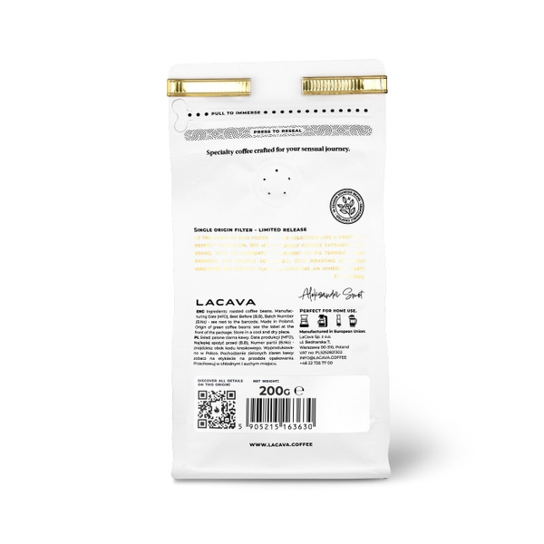 Kawa ziarnista LaCava Colombia El Renacer Mango 200g