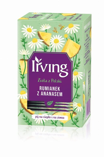 Herbata ziołowa Irving Rumianek z ananasem 20x1,5g