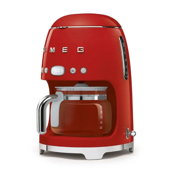 Przelewowy ekspres do kawy Smeg DCF02RDEU - Czerwony + GRATIS 250G KAWY