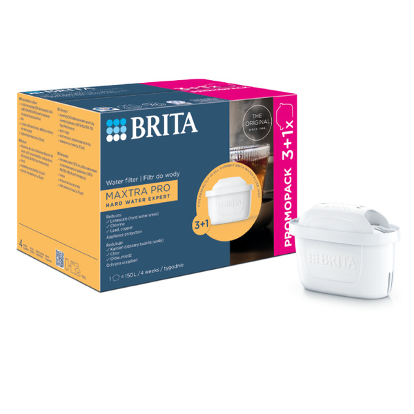 OUTLET - Filtr wody BRITA MAXTRA PRO Hard Water Expert 3+1 szt.