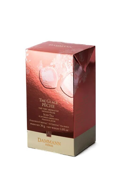 Herbata zielona na zimno Dammann Peach Blossom 6x5g