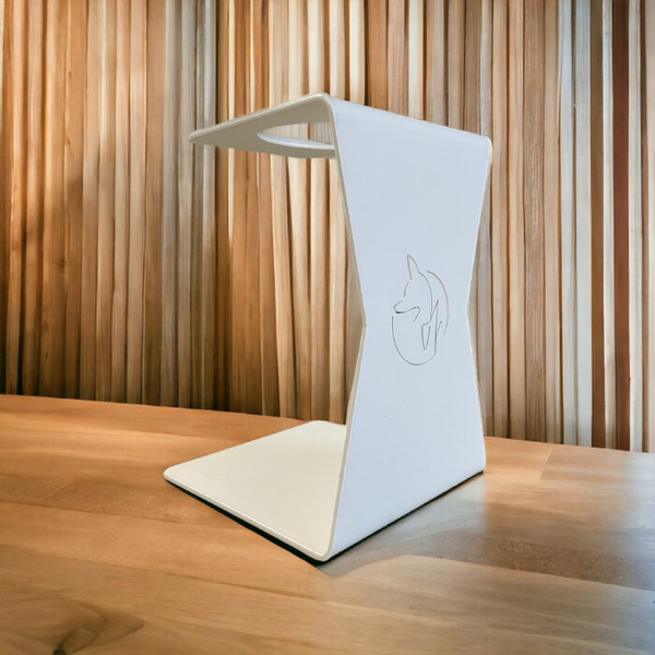 Metalowy stojak na dripa Halisek - Biały