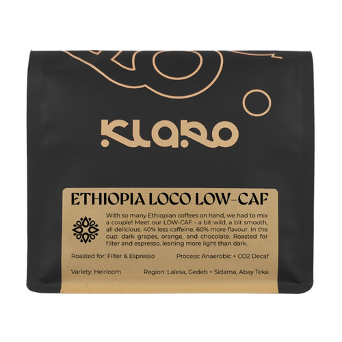 Kawa ziarnista Klaro Etiopia Loco LOW-CAF Omni 250 g