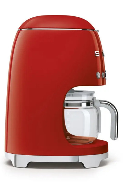 Przelewowy ekspres do kawy Smeg DCF02RDEU - Czerwony