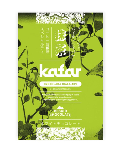 Czekolada biała z matchą Kafar 70g