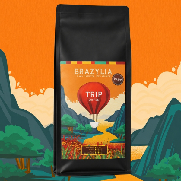 Kawa ziarnista Trip Coffee Brazylia DARK 1kg