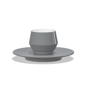 Filiżanka Club House Maniko 70 ml - Szara