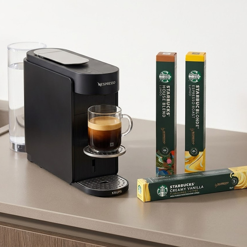 Ekspres na kapsułki Nespresso KRUPS Vertuo UP XN9408F0 + 3 OPAKOWANIA KAPSUŁEK GRATIS