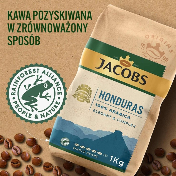 Kawa ziarnista Jacobs Origins Honduras 100% Arabica 1kg - NIEDOSTĘPNY