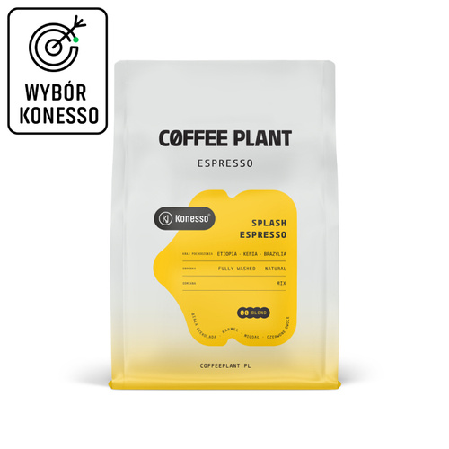 Kawa ziarnista COFFEE PLANT Splash Espresso Blend 250g - opinie w konesso.pl