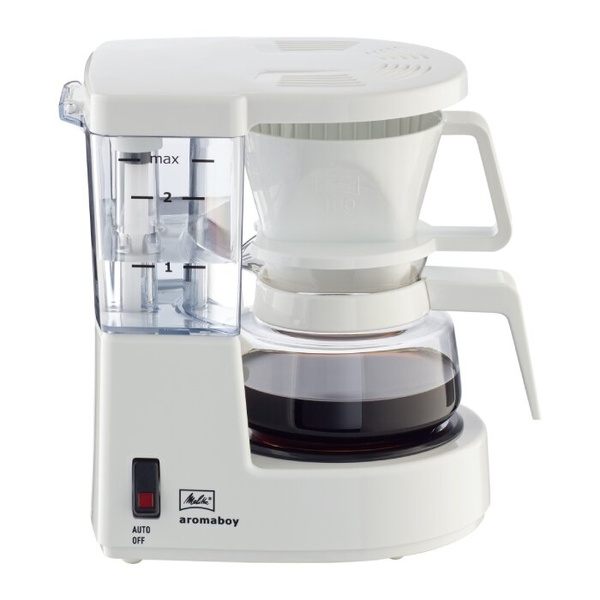 Ekspres przelewowy Melitta Aromaboy 1015-01 - Biały + 250G KAWY GRATIS