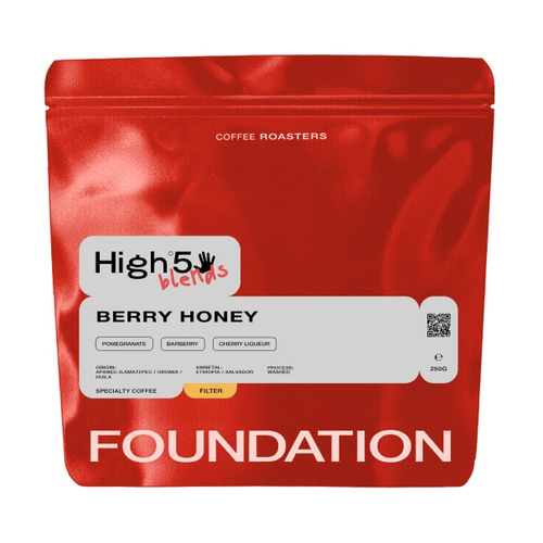 Kawa ziarnista Foundation Coffee Roasters High5 Blend Berry Honey Filtr 250g