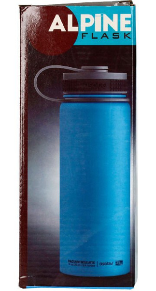 Asobu Alpine Flask - niebieska butelka termiczna 530 ml