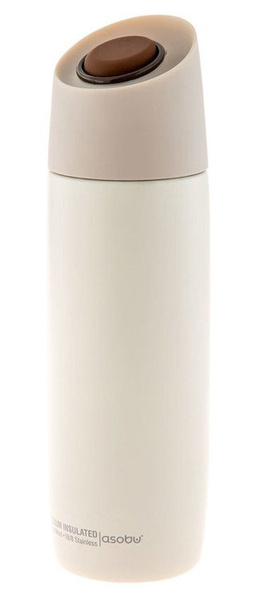 Asobu 5th Avenue Coffee Tumbler White - biały kubek termiczny 390 ml - NIEDOSTĘPNY