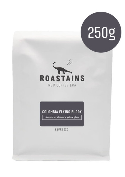 Kawa ziarnista Roastains Kolumbia Flying Buddy ESPRESSO 250g