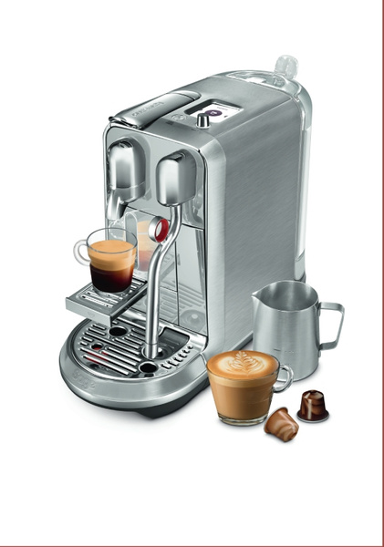 Ekspres do kawy Nespresso Creatista Plus by Sage SNE800BSS - Srebrny