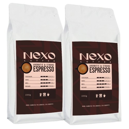 ZESTAW - Kawa ziarnista NEXO Coffee Espresso 2x1kg