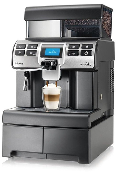 Ekspres do kawy Saeco Aulika TOP Black HSC błyszczący - NIEDOSTĘPNY