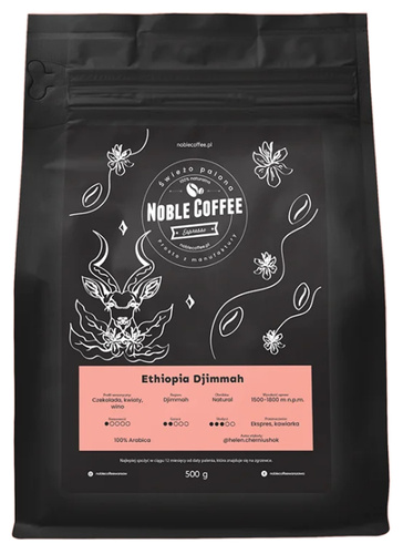 Kawa ziarnista Noble Coffee Ethiopia Djimmah 1kg
