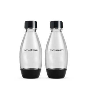 Butelki na wodę SodaStream Fuse 0,5l - Czarne dwupak – NIEDOSTĘPNY