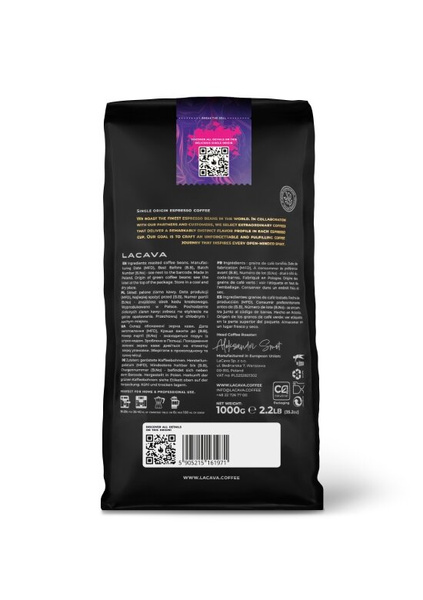 Kawa ziarnista LaCava Rwanda Muhondo Espresso 1kg – NIEDOSTĘPNY