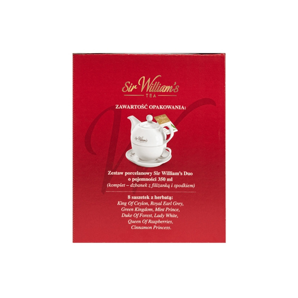 Zestaw porcelanowy Sir Williams Royal Duo + 8 herbat