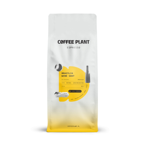 Kawa ziarnista COFFEE PLANT Wine Shot 1kg - opinie w konesso.pl