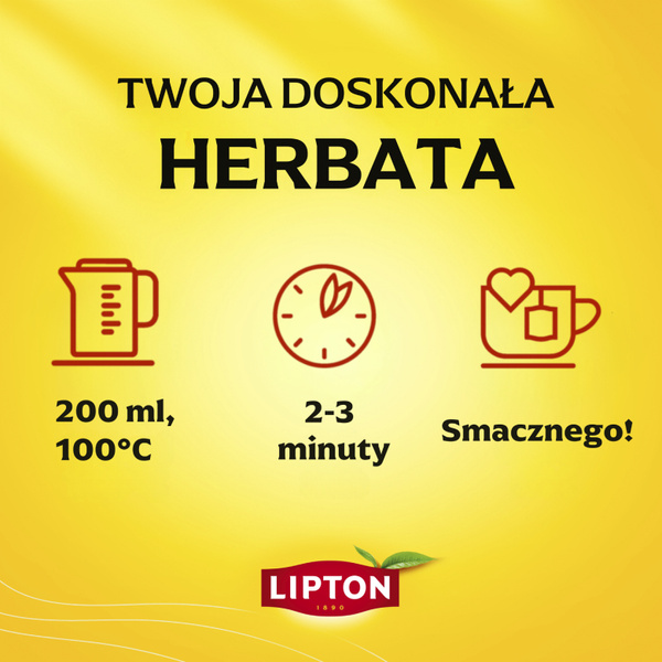 Herbata czarna Lipton Earl Grey 75g - 50 torebek