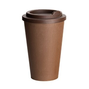 Kubek termiczny z fusów kawowych BIOFFEE 350ML - Brązowy jasny