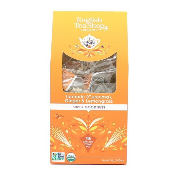 Ziołowa herbata English Tea Shop Turmeric Ginger & Lemongrass 15x2g