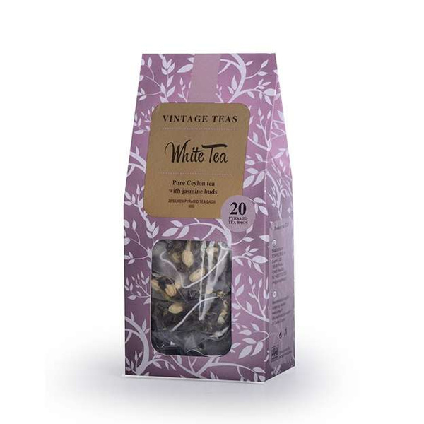 Biała herbata Vintage Teas White Tea Jasmine 20x2,5g